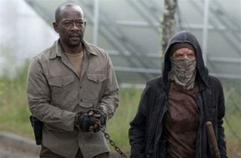 Carol Peletier and Morgan Jones from The Walking Dead